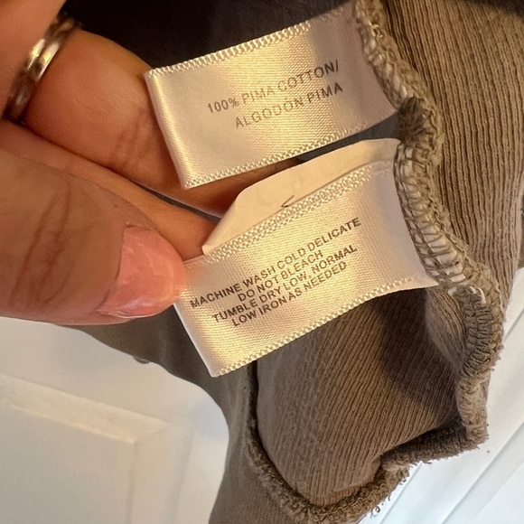 Cutter and Buck Crew V Neck Pullover Sweater Olive Men’s Size XXL Pima Cotton - Picture 9 of 10